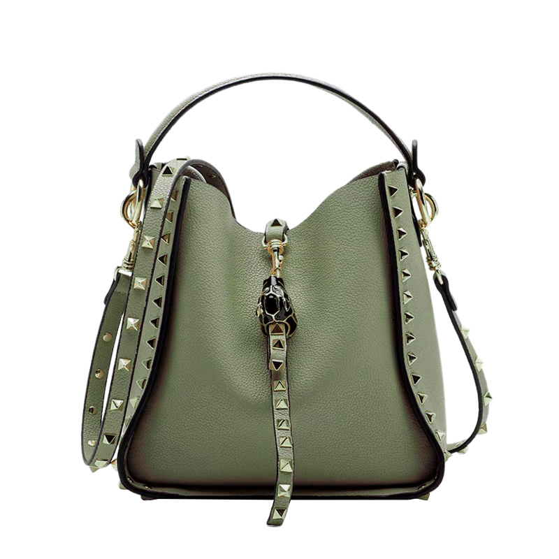 Women's genuine cowhide leather handbag Gloria design with inner pouch by Tomorrow Closet