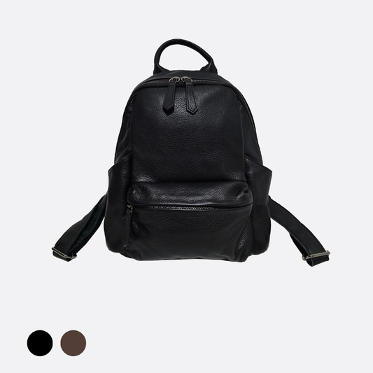 Unisex cowhide leather backpack V2