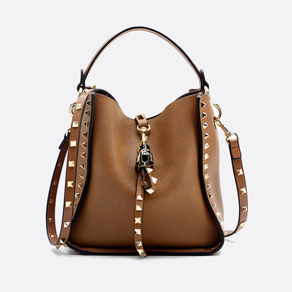 Women's genuine cowhide leather handbag Gloria design