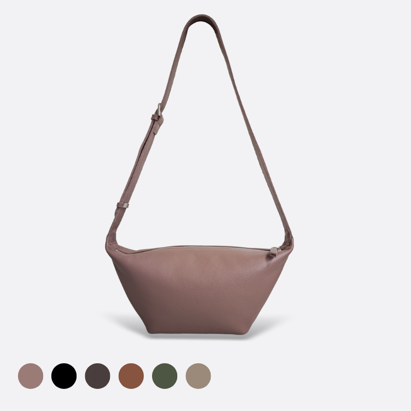 Women's cowhide leather handbag Vesny V3 design waist bag
