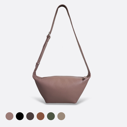 Women's cowhide leather handbag Vesny V3 design waist bag