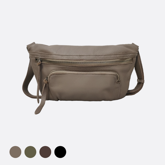 Unisex cowhide leather handbag Vesny pouch V2 design