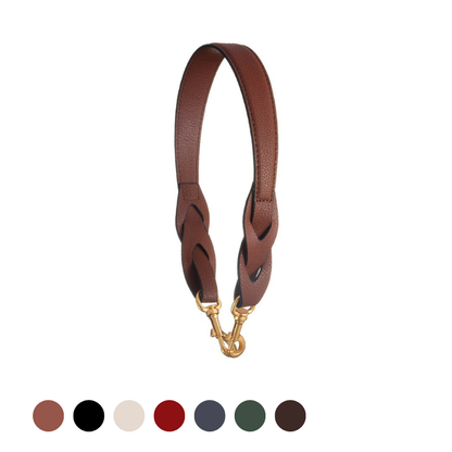 Tomorrow Closet woven leather short bag strap