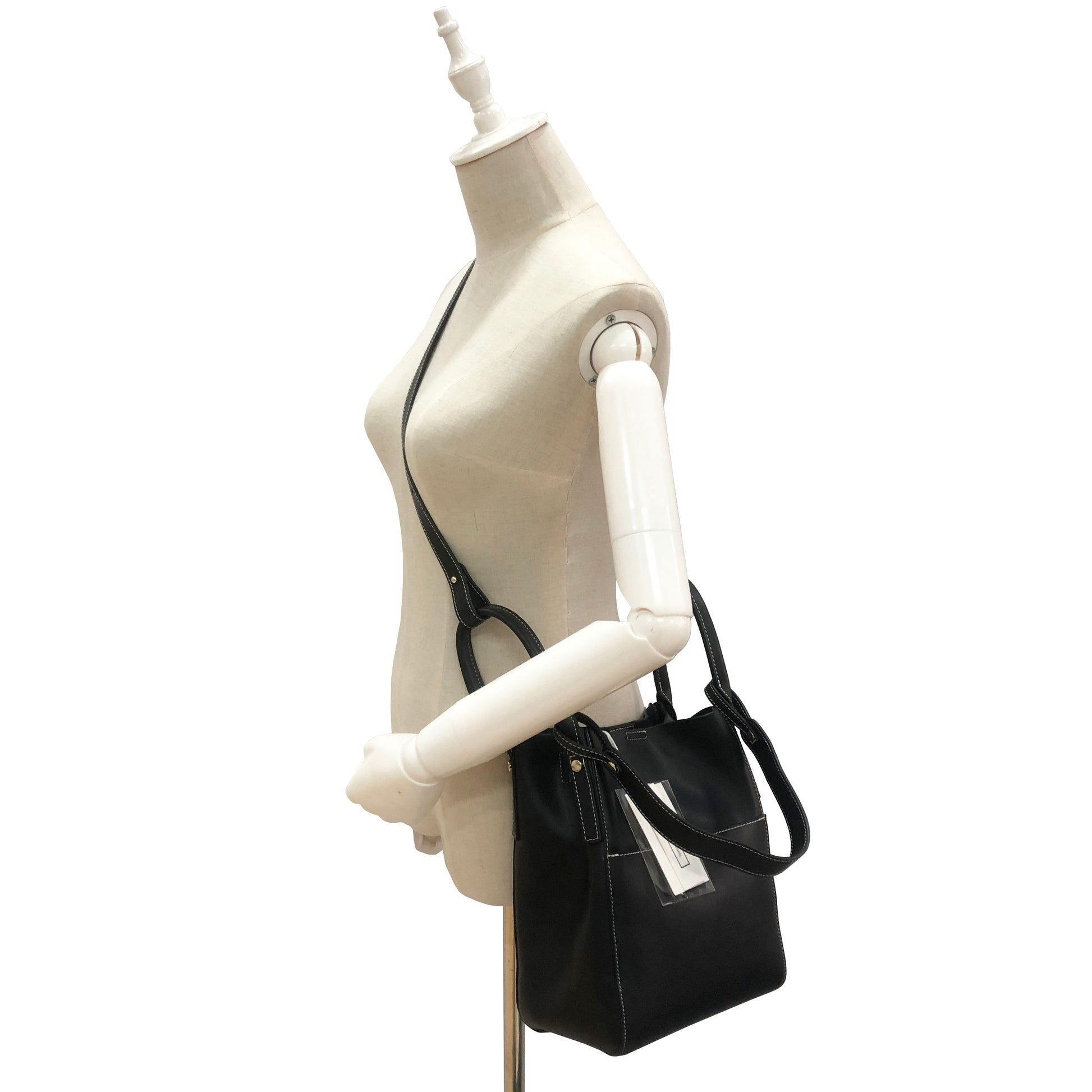Women's genuine cowhide leather handbag Basket Lock design by Tomorrow Closet