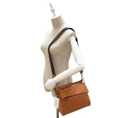 Women's genuine cowhide leather handbag Trika V2 design with 2 straps by Tomorrow Closet