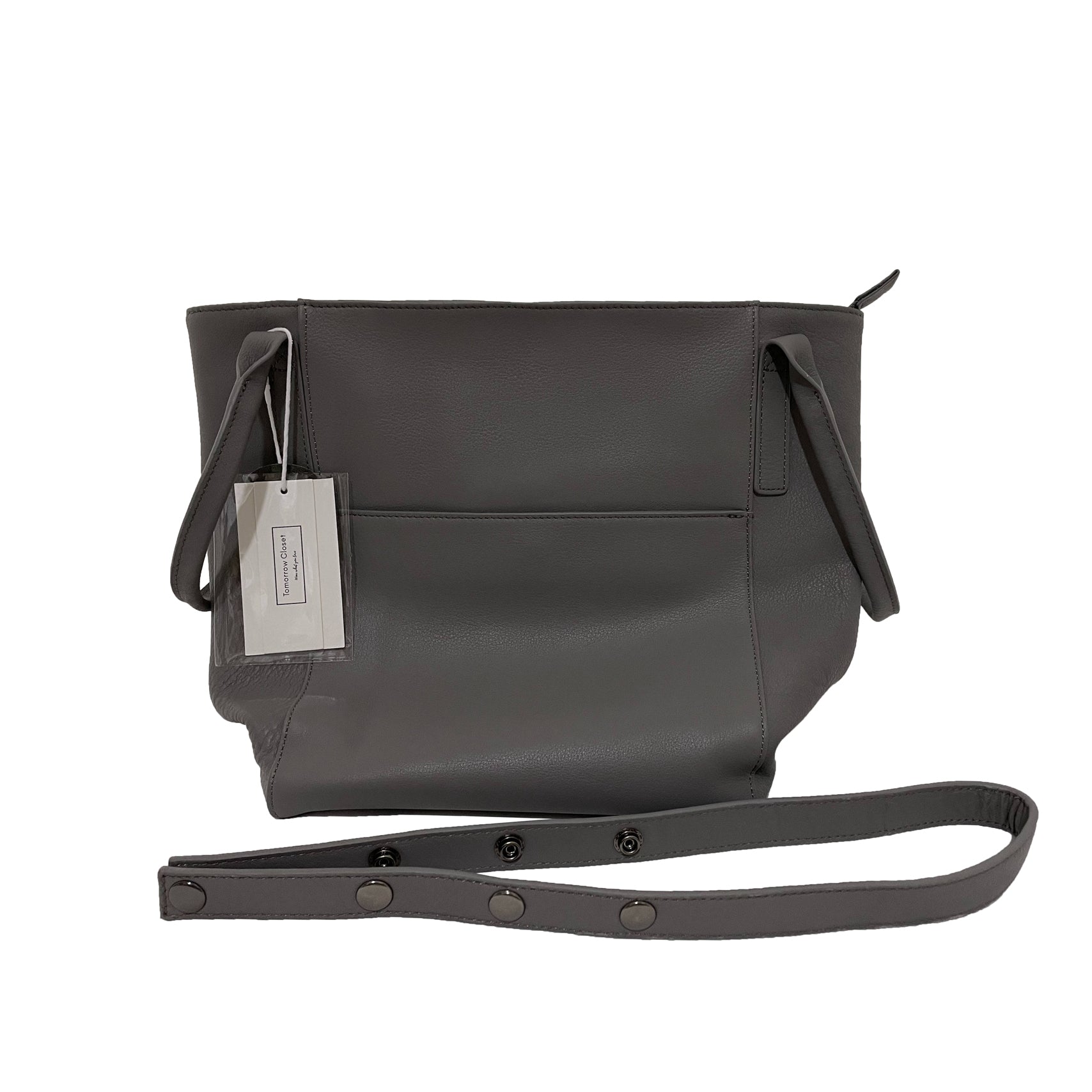 Women's genuine cowhide leather handbag Basket Lock V2 design by Tomorrow Closet