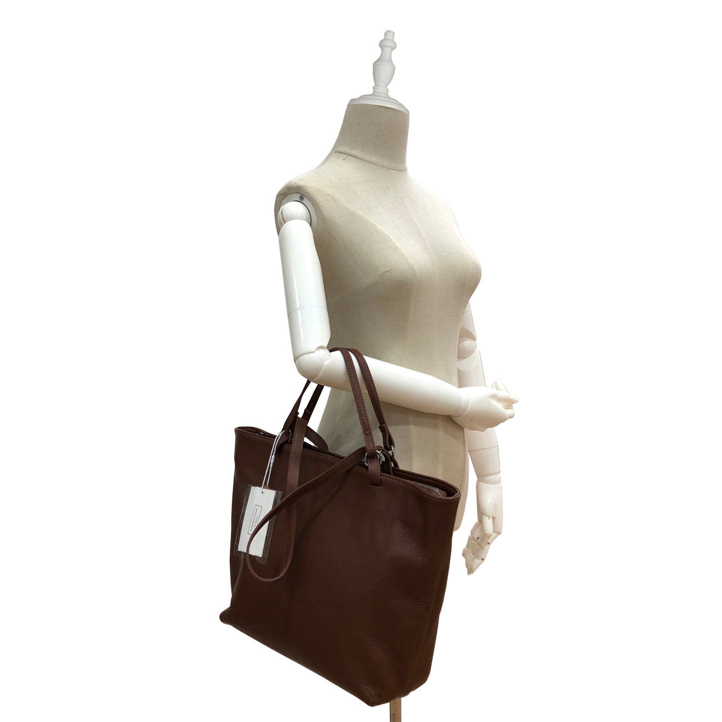 Women's genuine cowhide leather handbag two-way Depaule design