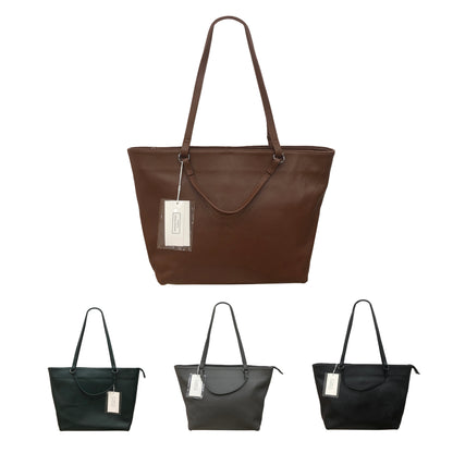 Women's genuine cowhide leather handbag two-way Depaule design