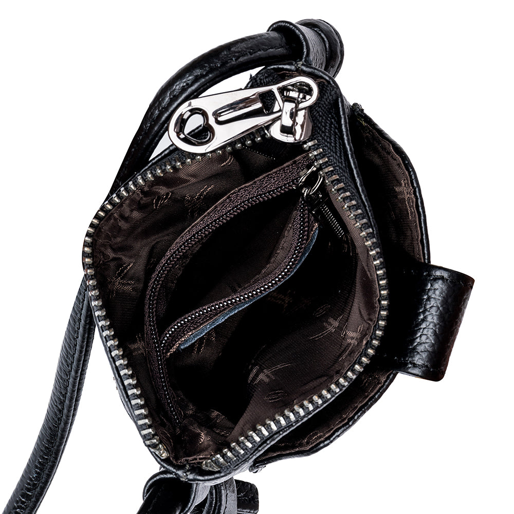 Women's genuine cowhide leather handphone bag Mirren Pouch design