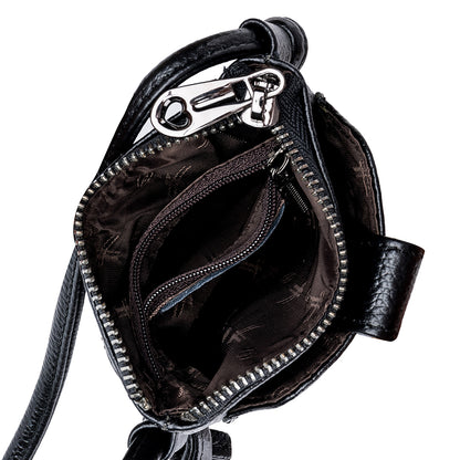 Women's genuine cowhide leather handphone bag Mirren Pouch design