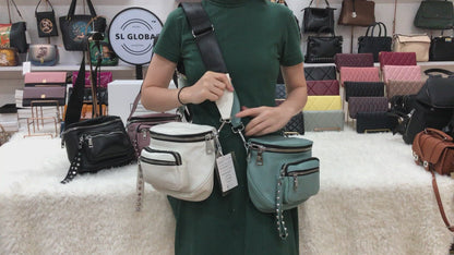 Women's genuine cowhide leather handbag Tilo V2 design camera bag