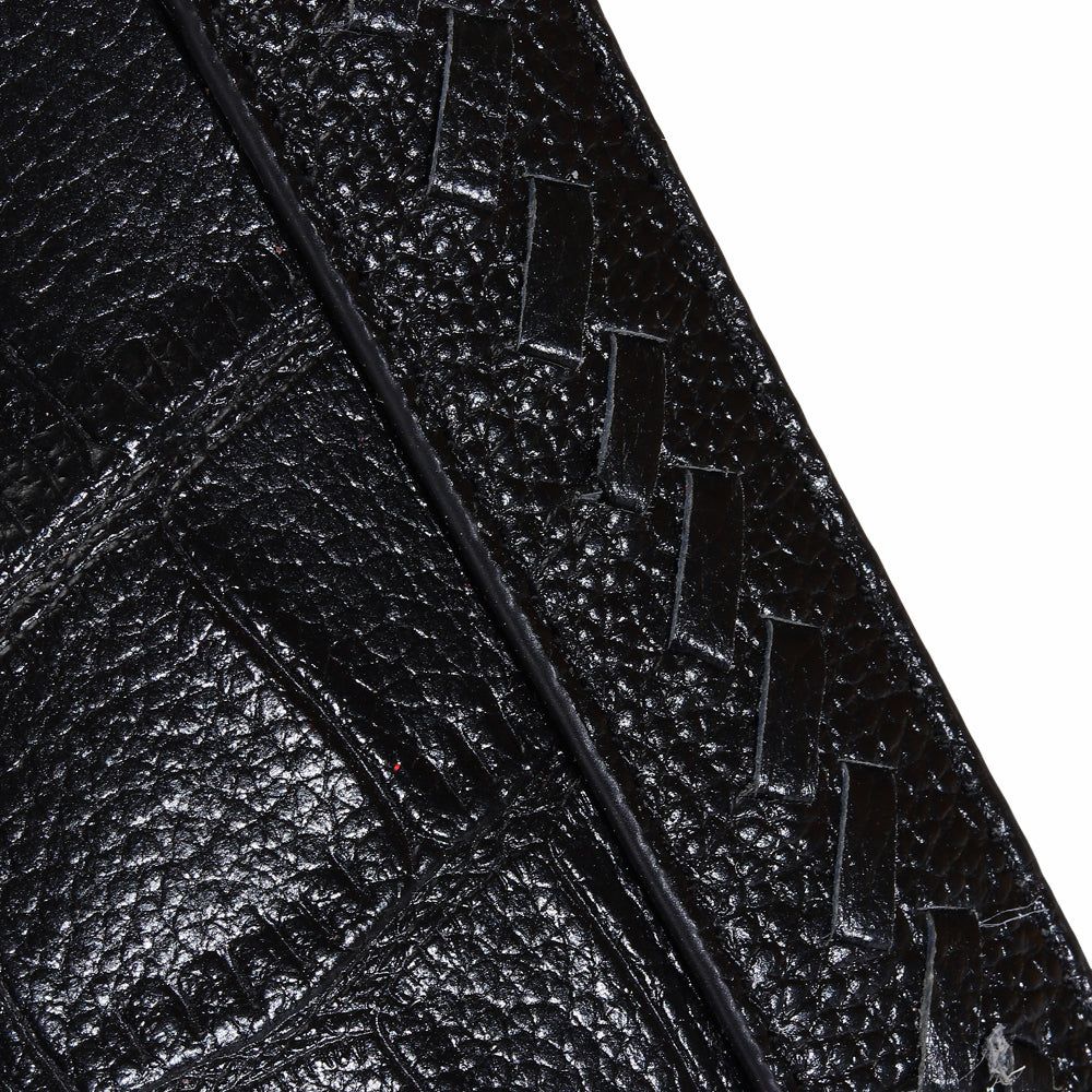 Women's genuine cowhide leather handbag Potter design in crocodile print by Tomorrow Closet