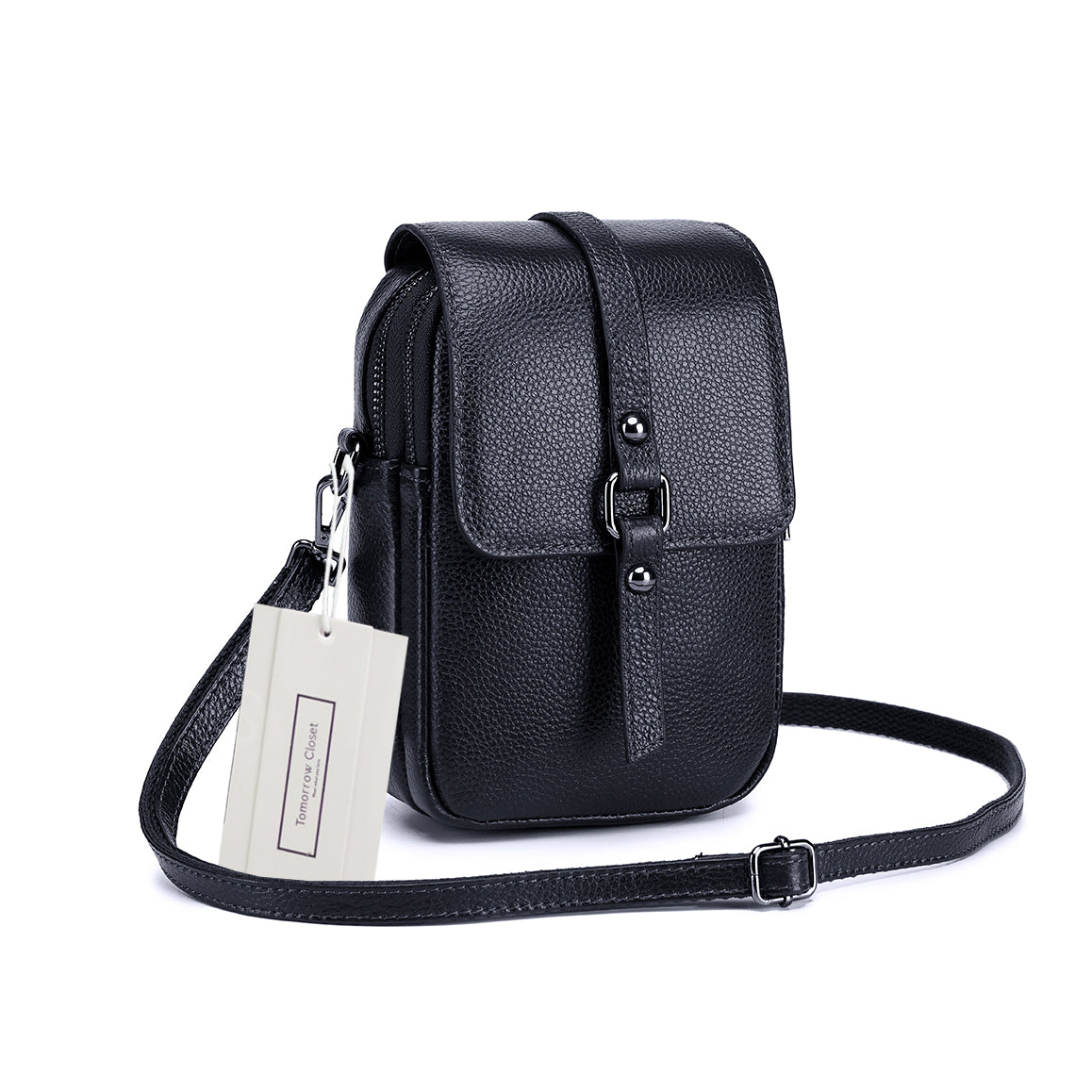 Women's genuine cowhide leather handphone bag Mirren design