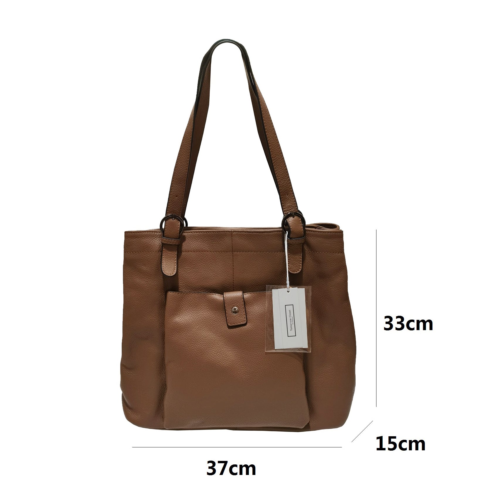 Women's genuine cowhide leather handbag Cara design by Tomorrow Closet