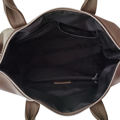 Women's genuine cowhide leather handbag Ellipse V2 design by Tomorrow Closet