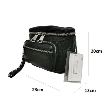 Women's genuine cowhide leather handbag Tilo V2 design camera bag by Tomorrow Closet