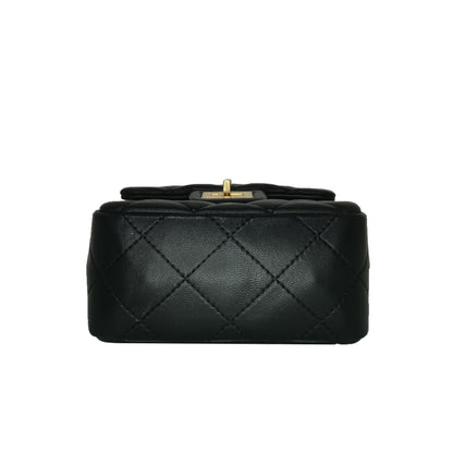Women's genuine lambskin leather handbag Mirren Diamond design