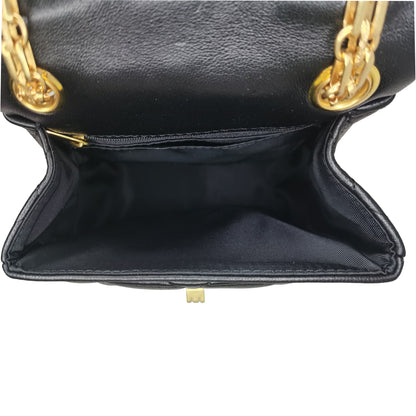 Women's genuine lambskin leather handbag Mirren Diamond design