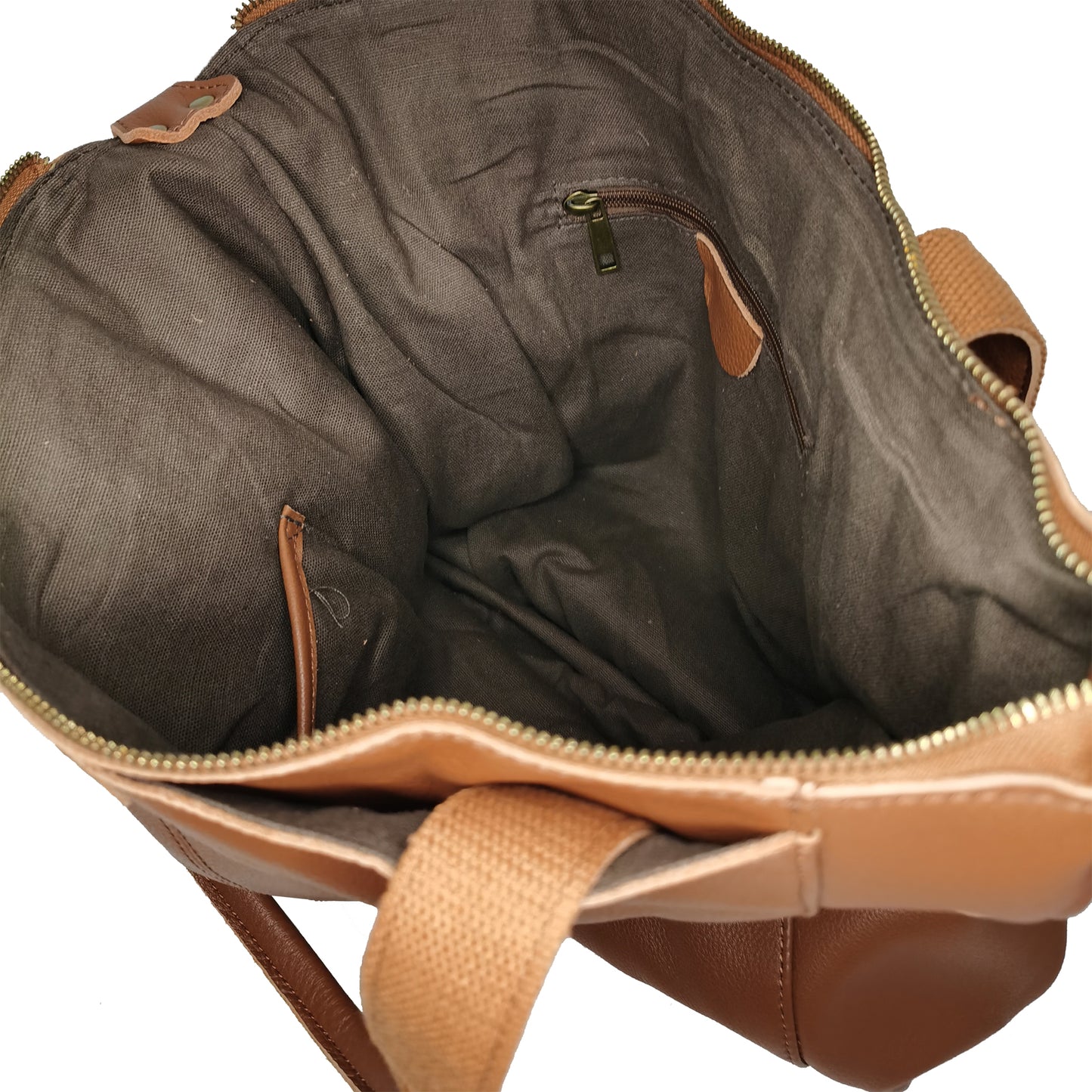 Unisex Men's and Women's genuine cowhide leather handbag Cara V2 design