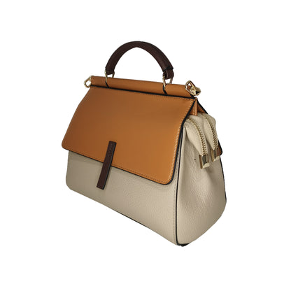 Women's cowhide leather handbag Lari design with 2 straps by Tomorrow Closet