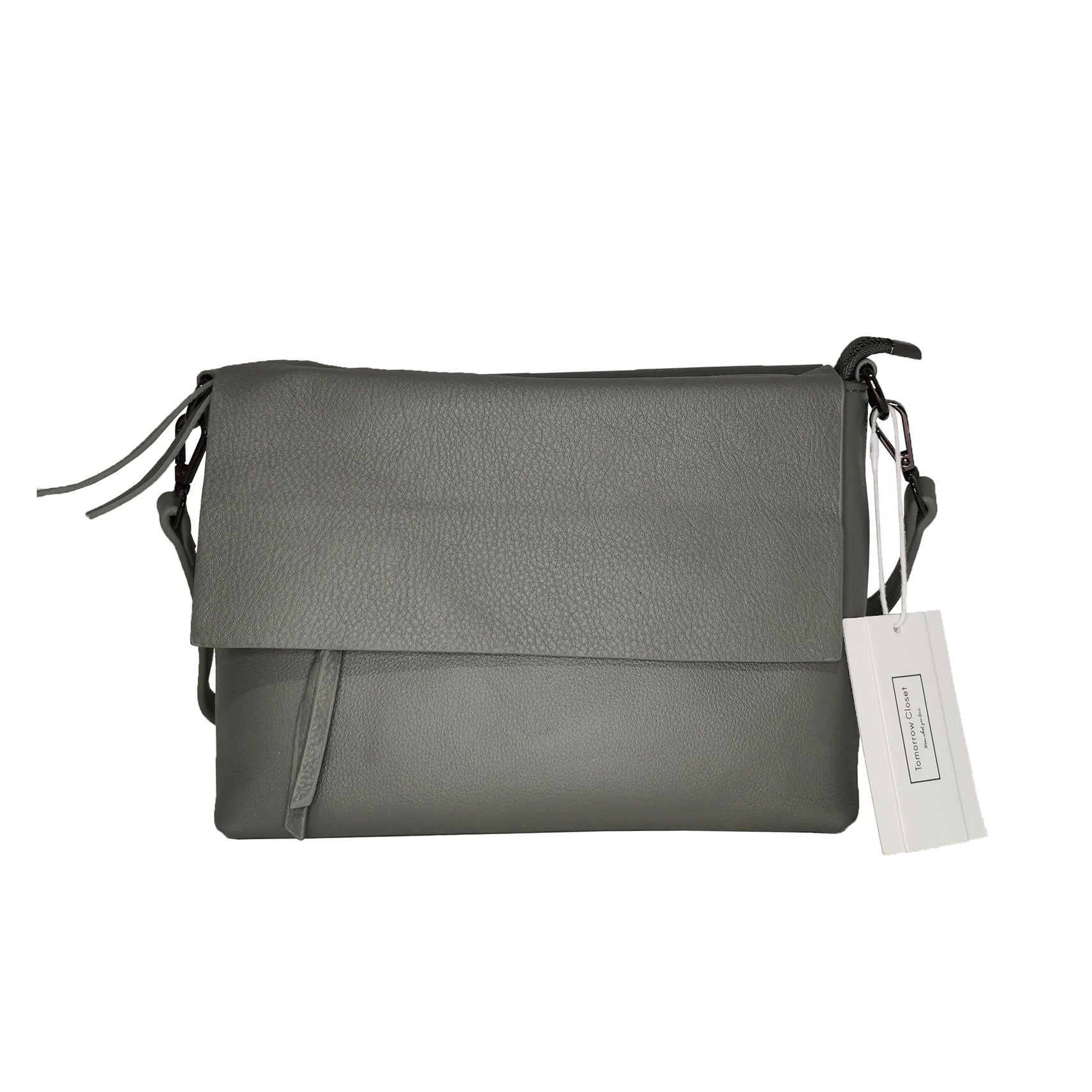 Women's genuine cowhide leather messenger satchel bag handbag Boite design by Tomorrow Closet