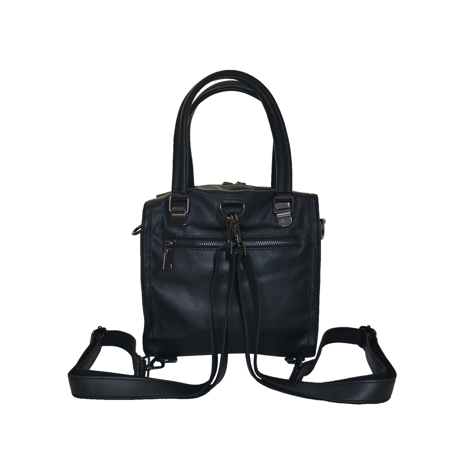 Davel design women's genuine cowhide leather convertible handbag backpack