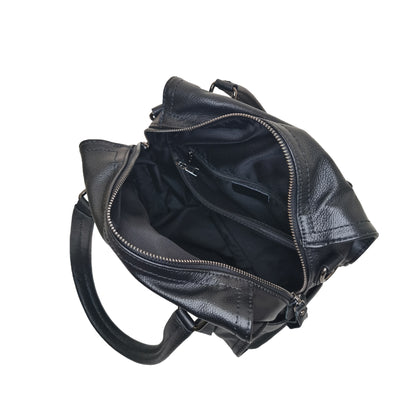 Davel design women's genuine cowhide leather convertible handbag backpack