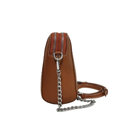 Women's genuine cowhide leather handphone bag Mirren V2 design in python print