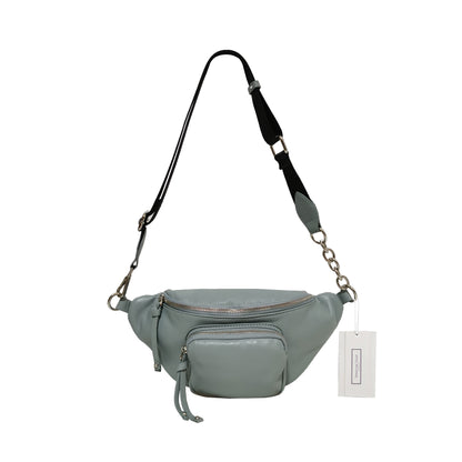 Women's cowhide leather handbag Vesny pouch design waist bag