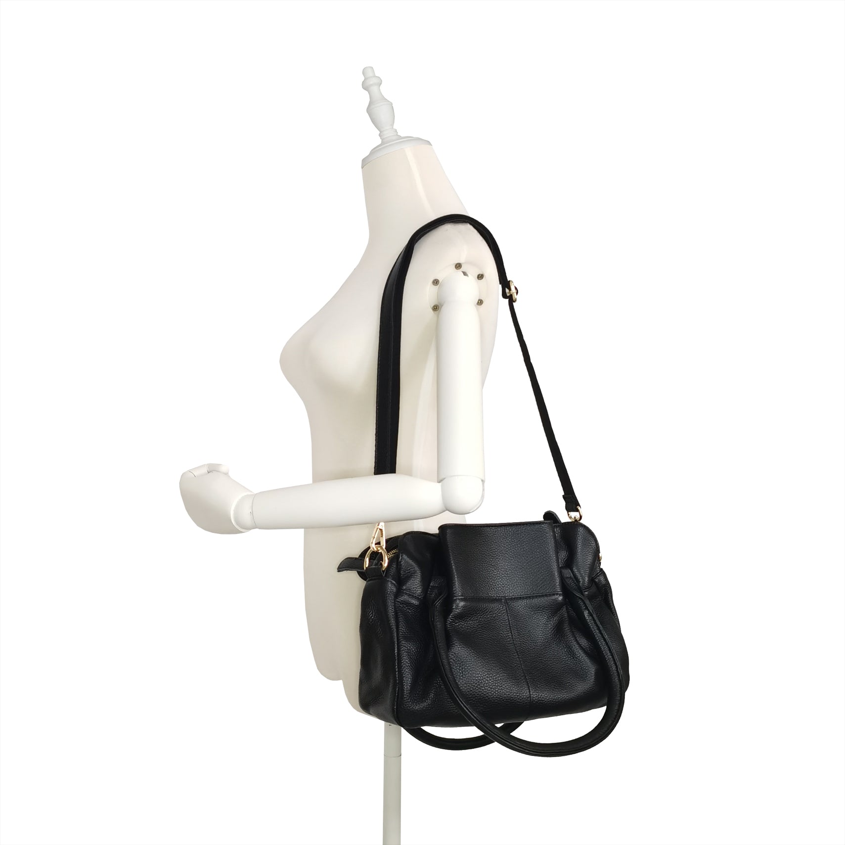 Women's genuine cowhide leather handbag Box design by Tomorrow Closet