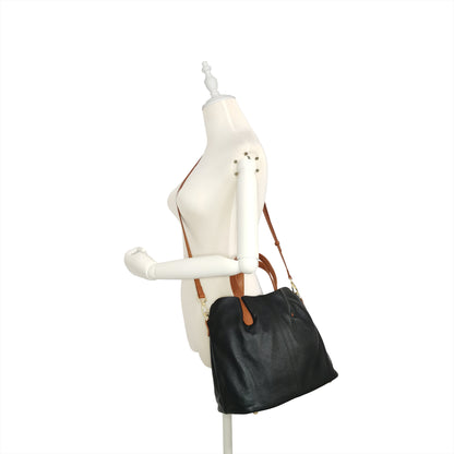 Women's genuine cowhide leather handbag Borsa V2 design