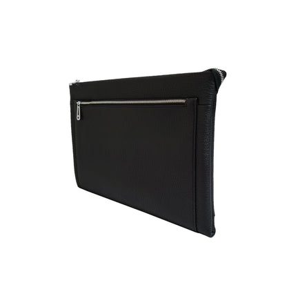 Unisex genuine cowhide leather Clutch/laptop sleeve