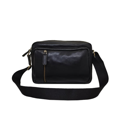 Davel V4 design unisex genuine cowhide leather sling bag