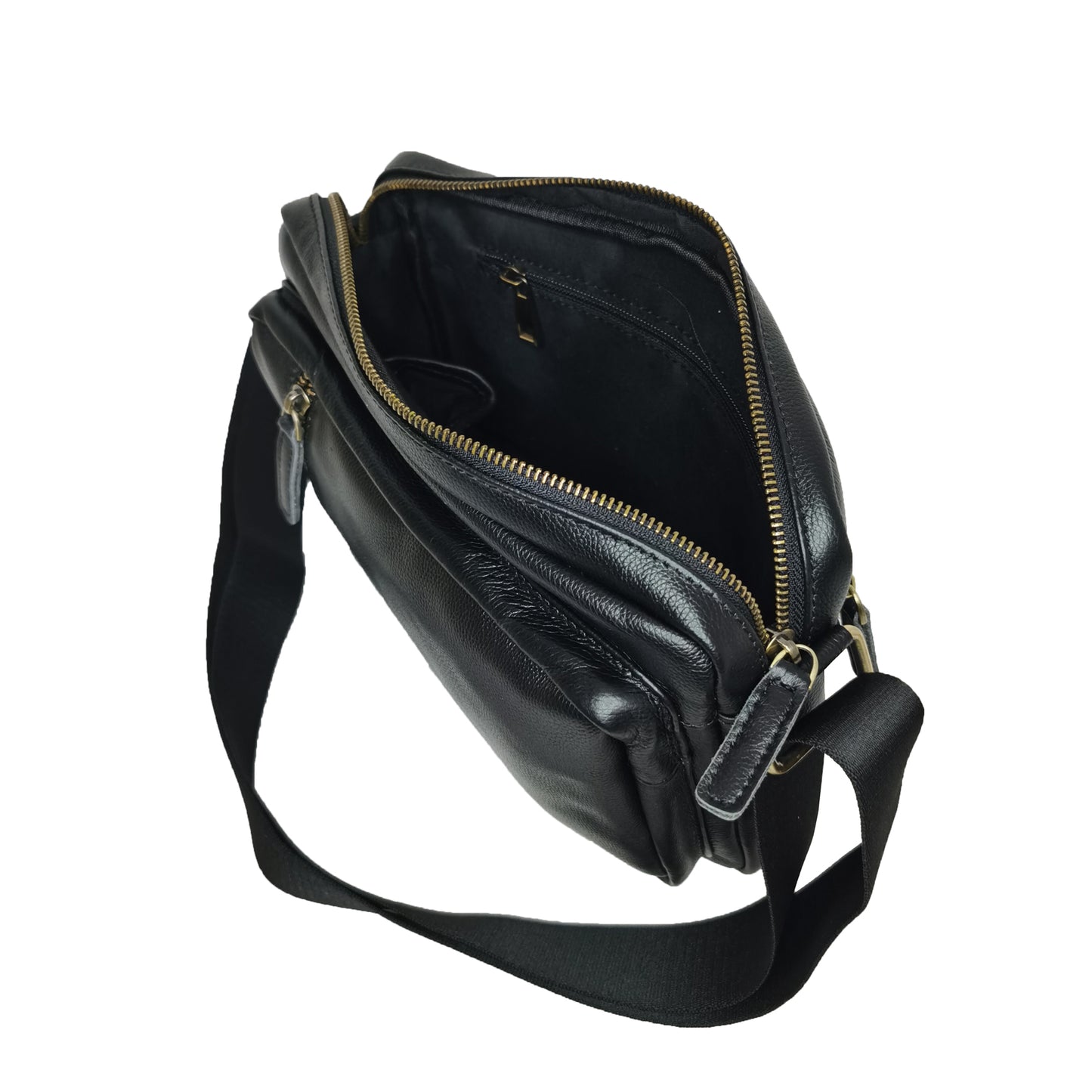 Davel V4 design unisex genuine cowhide leather sling bag