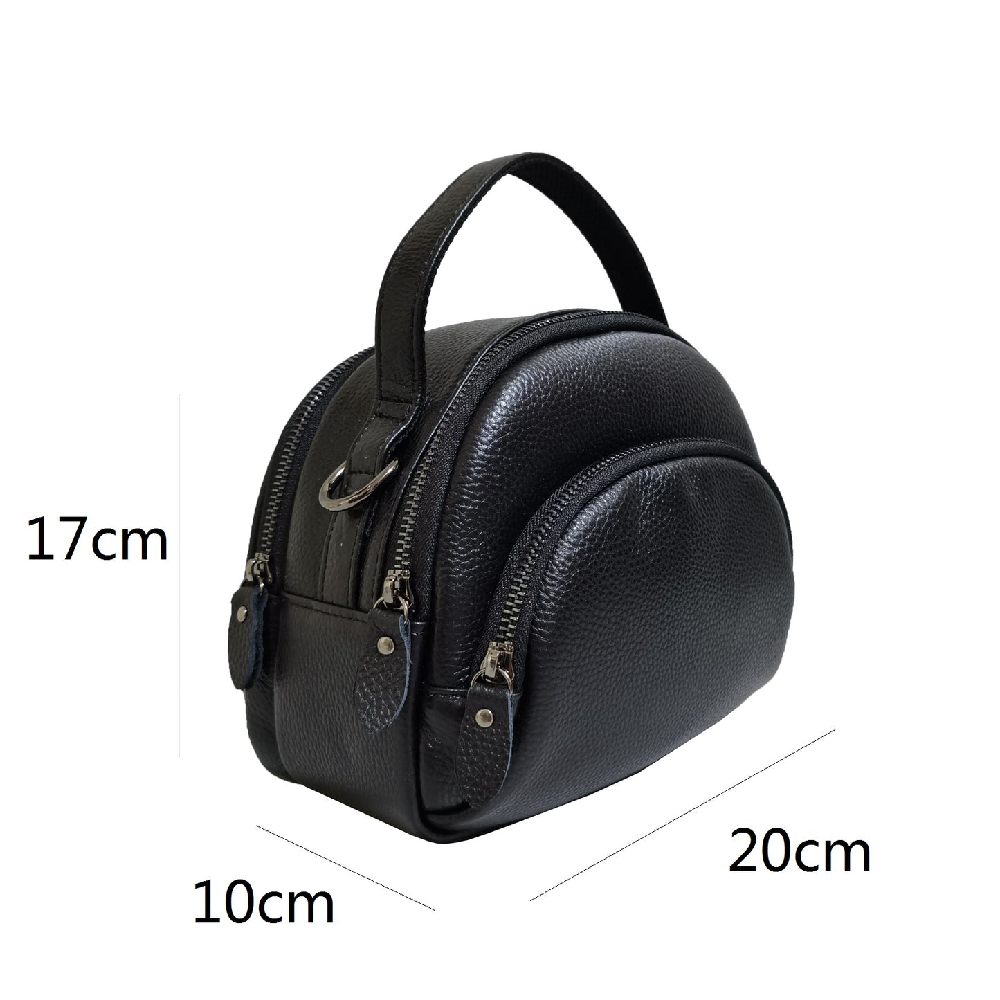 Women's genuine cowhide leather handbag Bacco design by Tomorrow Closet
