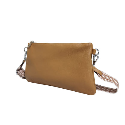 Women's genuine cowhide leather clutch handbag Almo V2 design