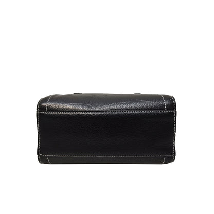 Women's genuine cowhide leather handbag Belle mini design in croc print
