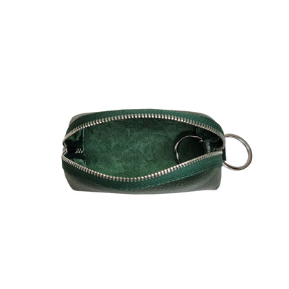 Women's cowhide leather pouch Crescent design