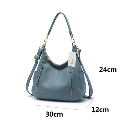 Women's genuine cowhide leather handbag Bora V3 design
