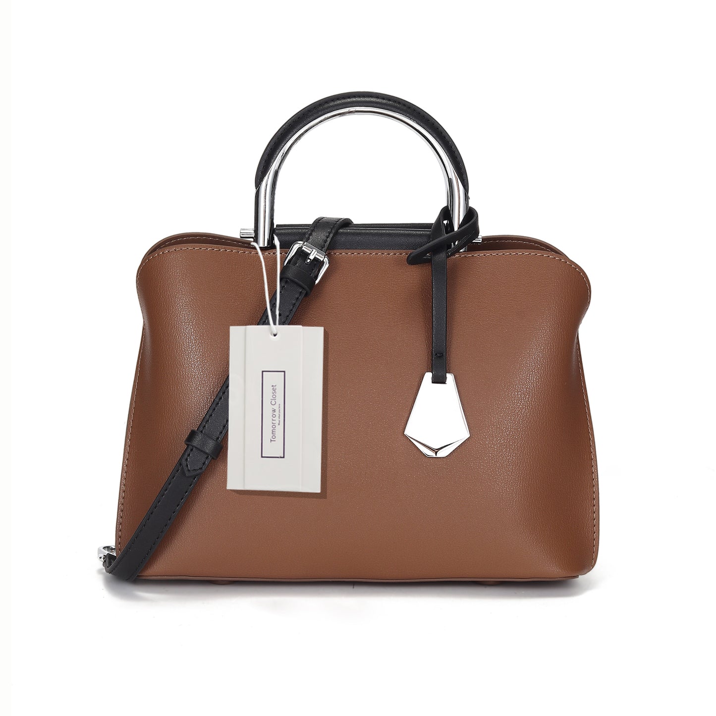 Women's genuine cowhide leather handbag Kunis design by Tomorrow Closet