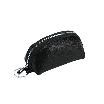 Women's cowhide leather pouch Crescent design