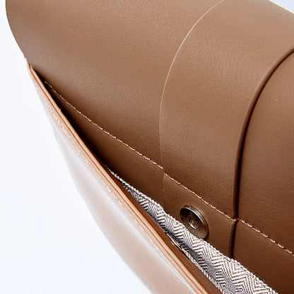 Women's genuine cowhide leather handbag Square V2 design by Tomorrow Closet