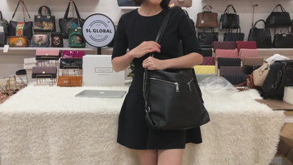 Women's genuine cowhide leather handbag Reza design