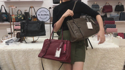 Women's genuine cowhide leather handbag Sophia V2 design