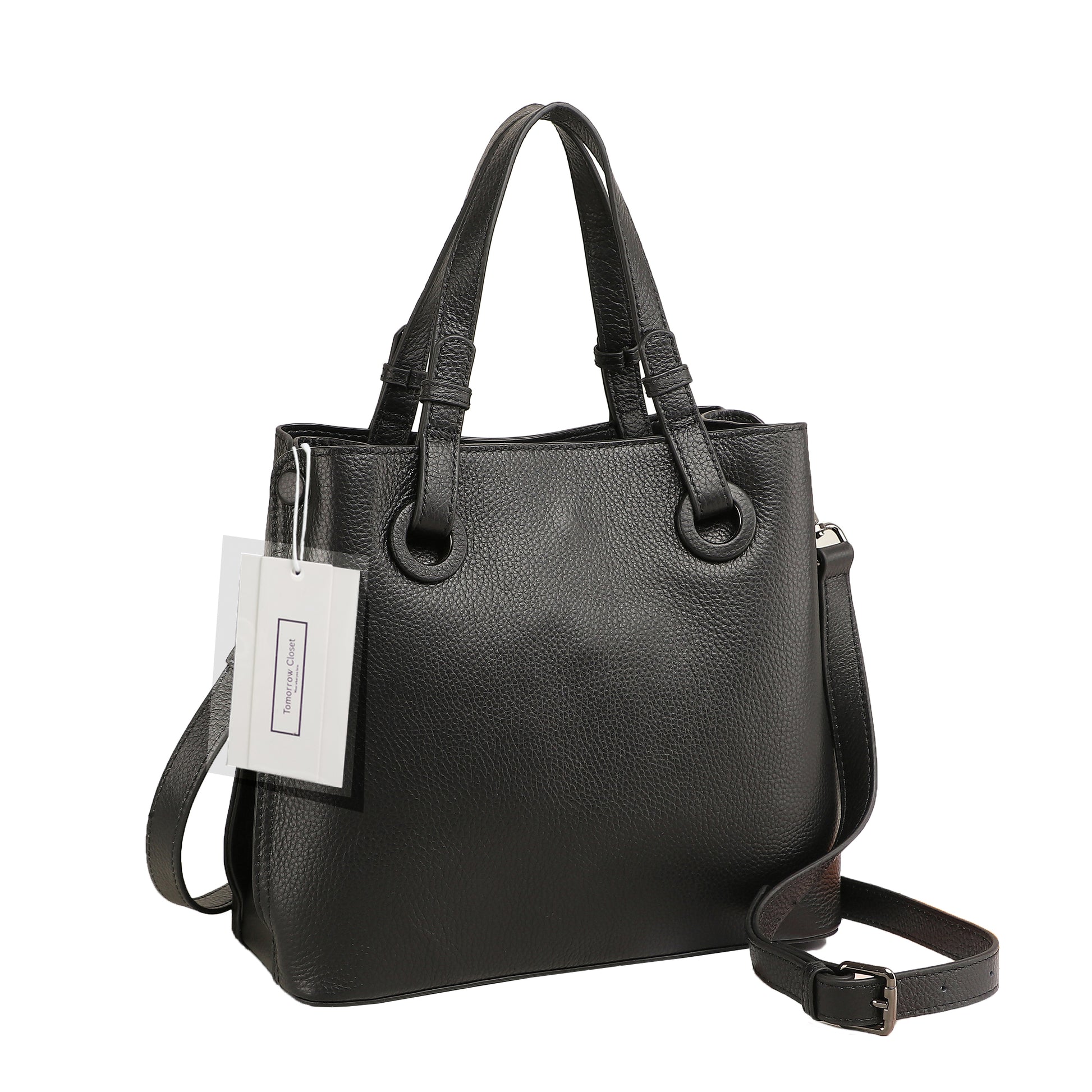 Women's genuine cowhide leather handbag Kriz V2 design by Tomorrow Closet