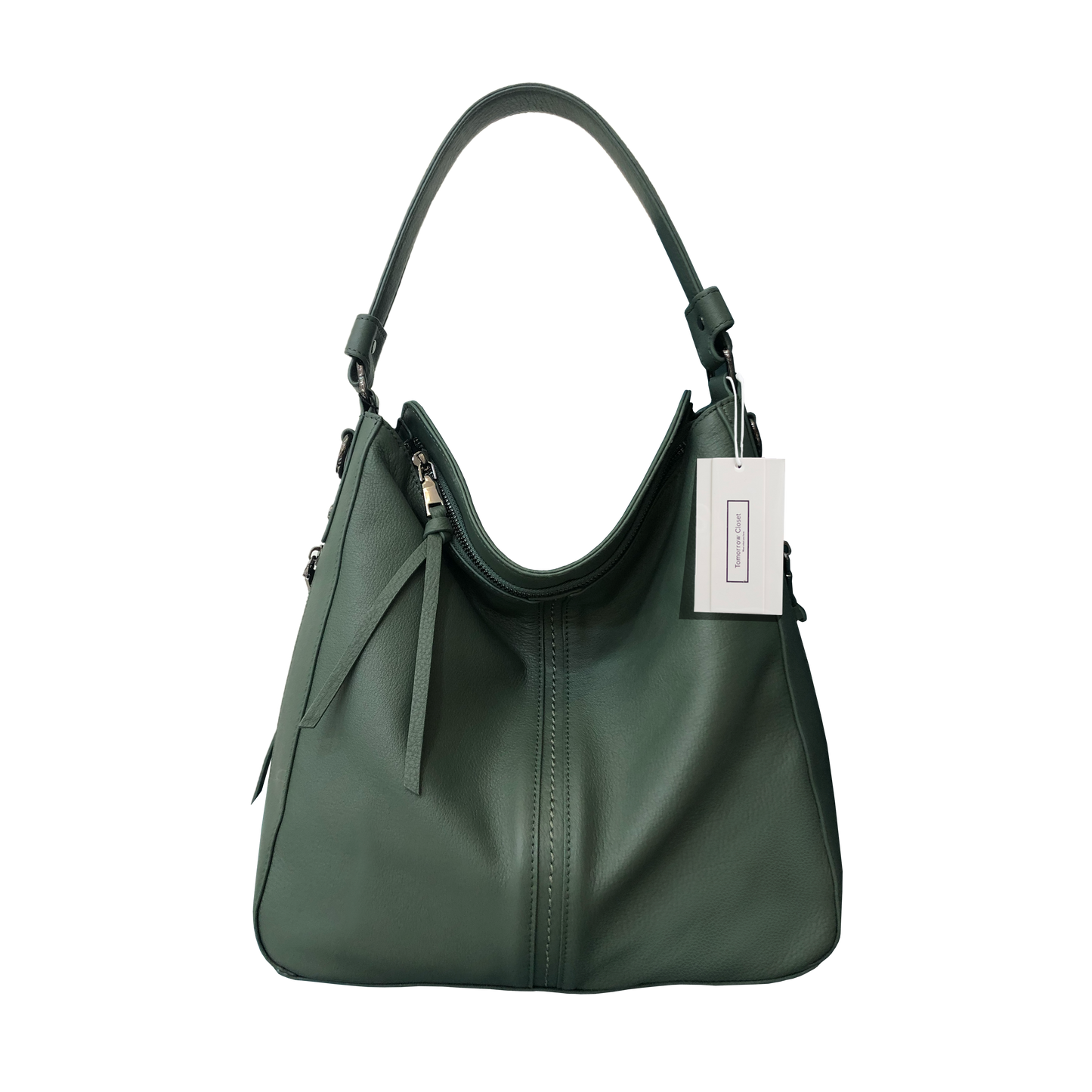 Women's genuine cowhide leather Hobo handbag Dilla V2 design by Tomorrow Closet