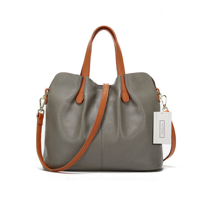 Women's genuine cowhide leather handbag Borsa V2 design