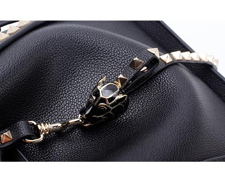 Women's genuine cowhide leather handbag Gloria design comes with one pouch by Tomorrow Closet